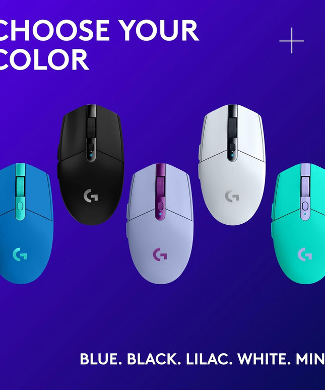 Logitech G305 LIGHTSPEED Wireless Gaming Mouse – 12K DPI HERO Sensor
