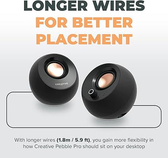 Creative Pebble Pro 2.0 USB-C Computer Speakers