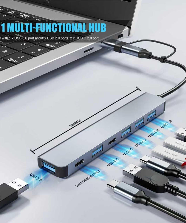 【Upgrade】 USB C/USB Hub, BERLAT