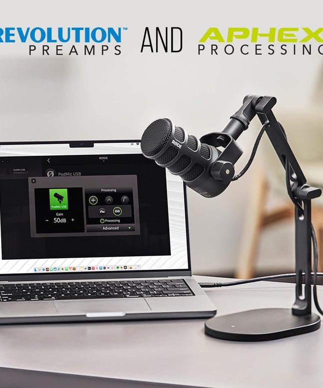 RØDE PodMic USB Versatile Dynamic Broadcast