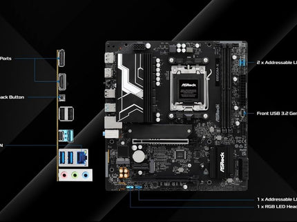 ASRock B850M-X R2.0 Micro-ATX AM5 Motherboard