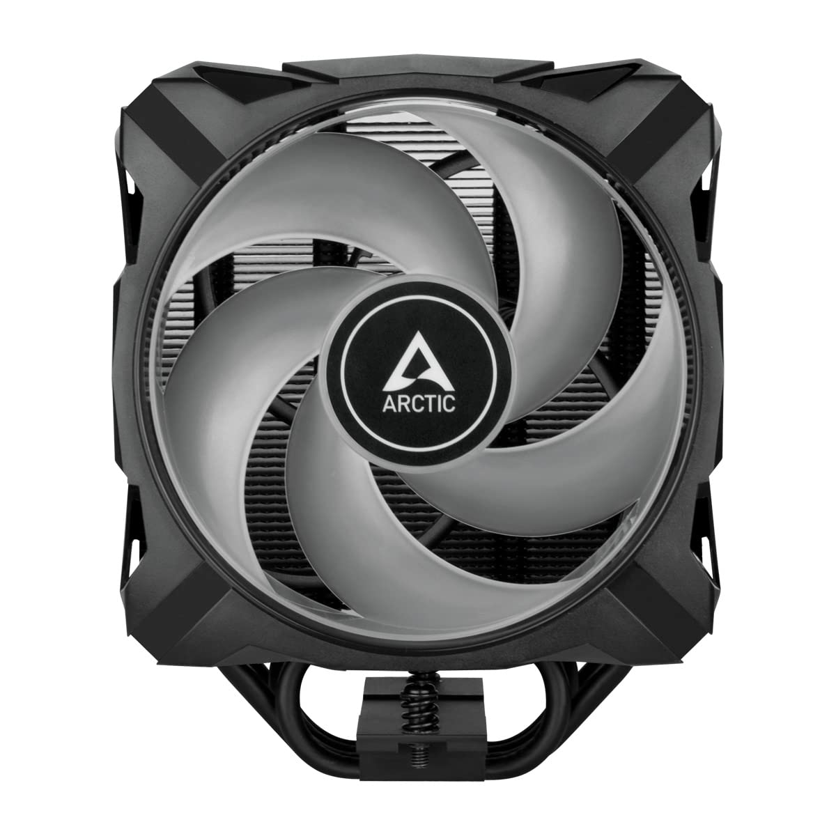 ARCTIC Freezer A35 A-RGB CPU Cooler – Single Tower, 120mm P-Fan, 4 Heat Pipes, AMD AM4, 200–1700 RPM, MX-5 Thermal Paste – Black