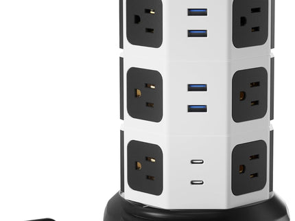 Power Strip Tower Surge Protector