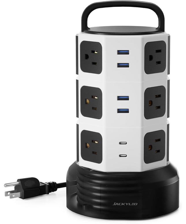 Power Strip Tower Surge Protector