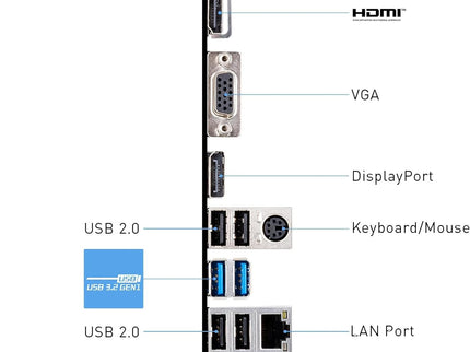 MSI PRO H610M-G WiFi Motherboard