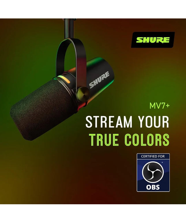 Shure MV7+ Podcast Mic