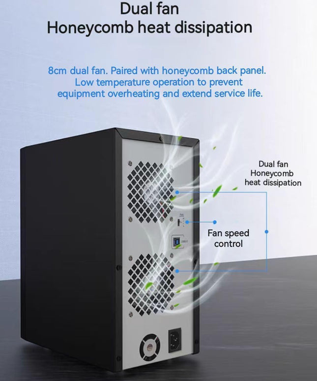 Syba 8 Bay Tool Less Tray Hot Swappabe 2.5" 3.5" SATA Non Raid External USB 3.0 Enclosure SY-ENC50119