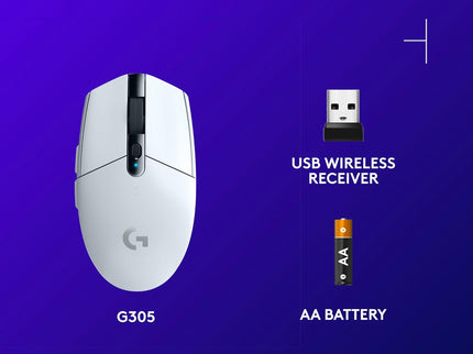 Logitech G305 LIGHTSPEED Wireless Gaming Mouse – 12K DPI HERO Sensor