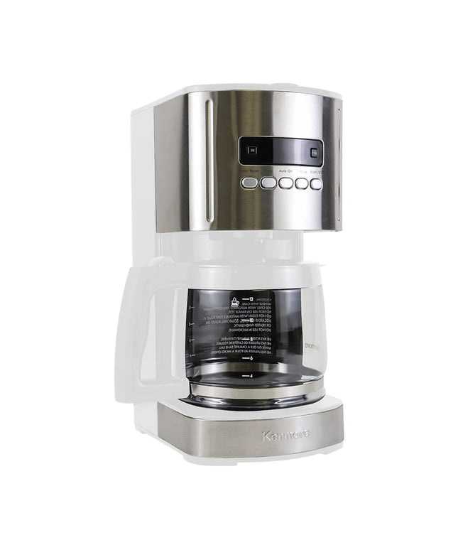 Kenmore Drip Coffee Maker - 12 Cup Programmable Cafe Machine With Glass Pot