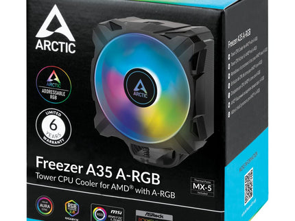 ARCTIC Freezer A35 A-RGB CPU Cooler – Single Tower