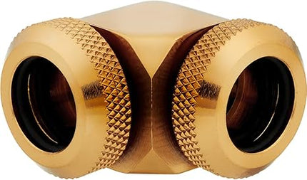 Corsair Hydro X XF 90° 12mm OD Fittings – 4 Pack, Gold