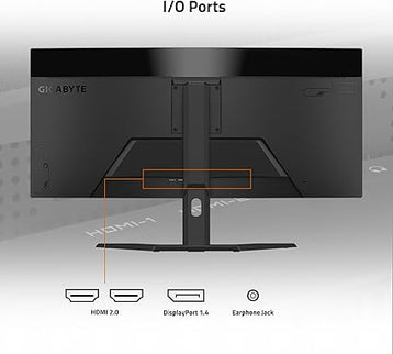 GIGABYTE G34WQC A 34" Ultra-Wide Curved Gaming Monitor