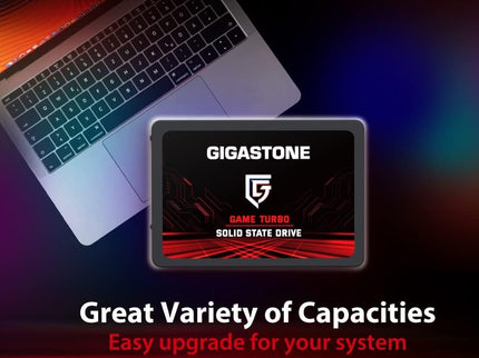 Gigastone SATA SSD 512GB (2-Pack) 2.5 inch SSD 550MB