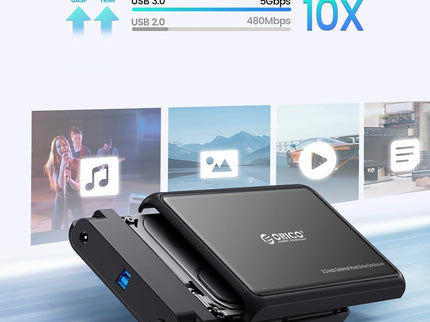 ORICO External Hard Drive Enclosure for 3.5 2.5 Inch SATA SSD HDD