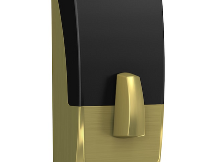 Schlage Encode Century Satin Brass Smart Wi-Fi and Bluetooth Touchscreen Keypad Electronic Deadbolt Lock