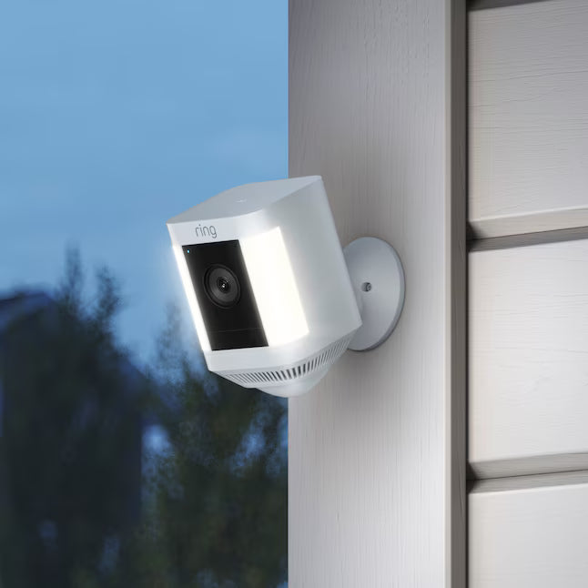 Ring Spotlight Cam Plus Battery - Smart Security Video Camera with 2 Motion-Activated LED Spotlights, 2-Way Talk, Color Night Vision, 2-Pack, Black