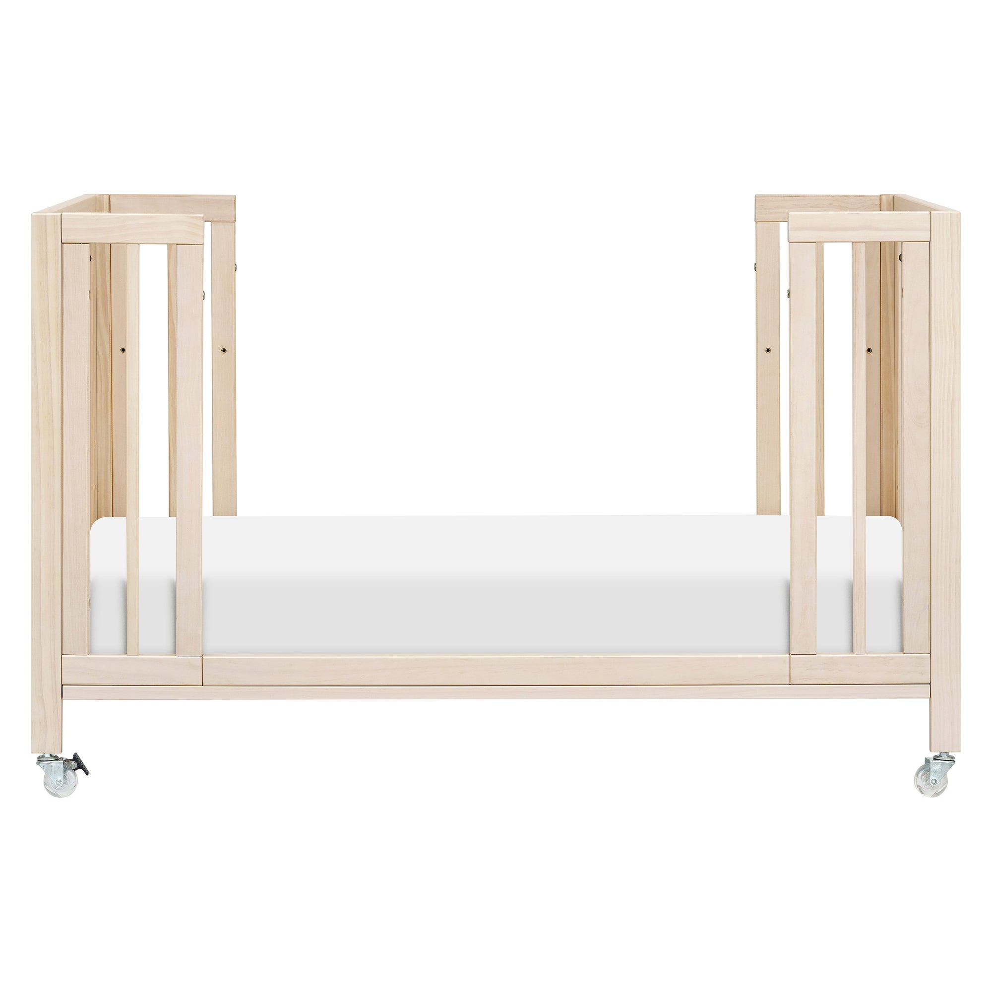 M30880NX,Babyletto,Rolli 9-in-1 Convertible All-Stages« Crib w/ Bassinet & Toddler Bed Kits in Washed Natural