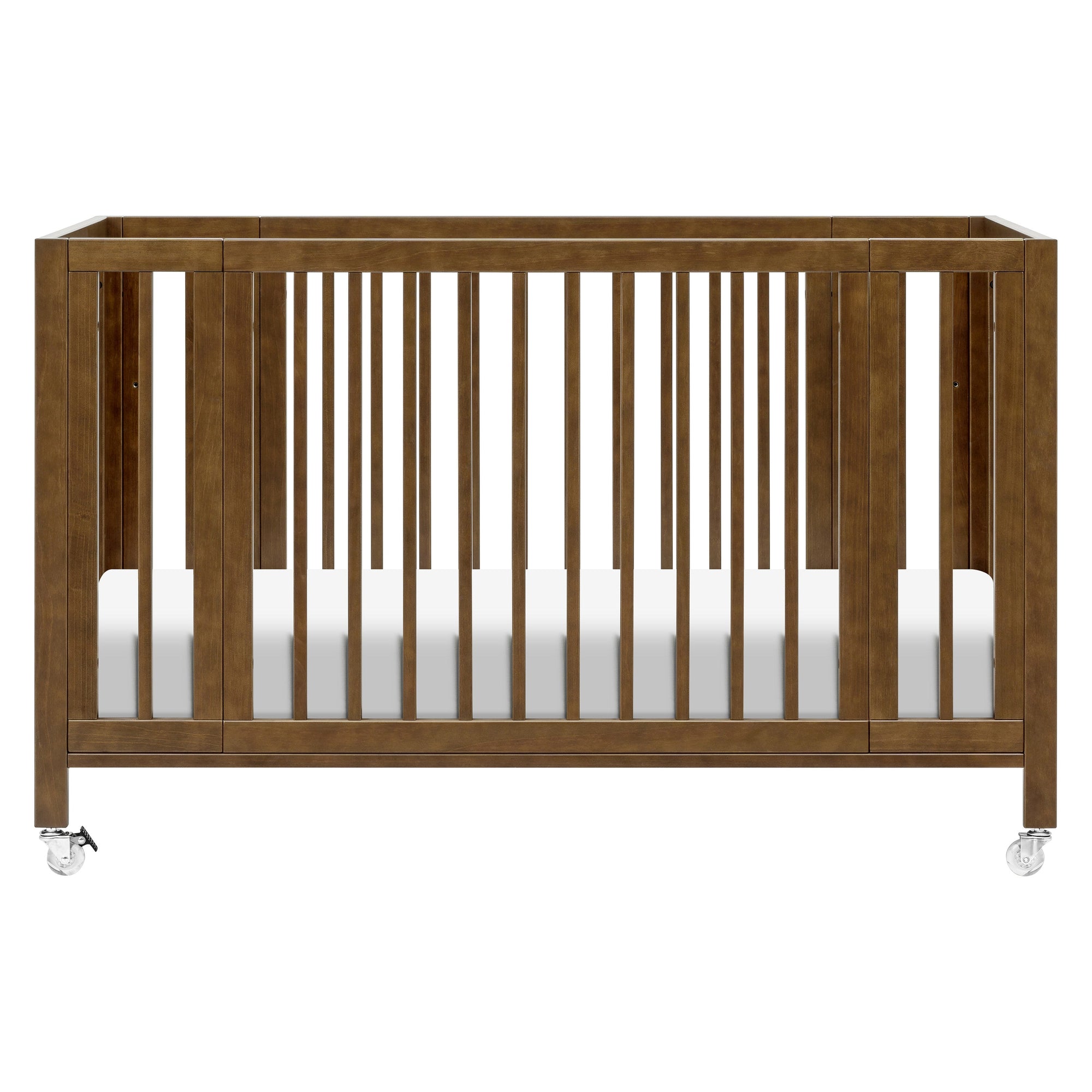 M30880NL,Babyletto,Rolli 9-in-1 Convertible All-Stages« Crib w/ Bassinet & Toddler Bed Kits in Natural Walnut