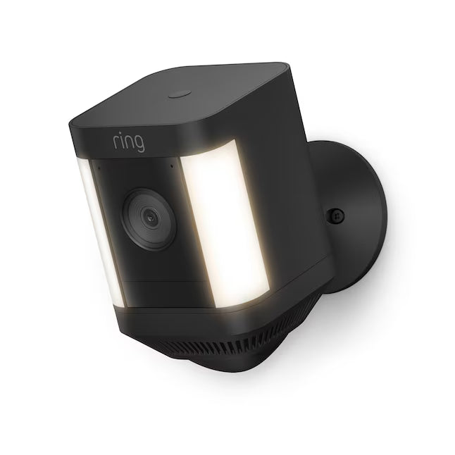 Ring Spotlight Cam Plus Battery - Smart Security Video Camera with 2 Motion-Activated LED Spotlights, 2-Way Talk, Color Night Vision, 2-Pack, Black
