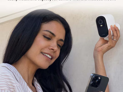 Arlo Essential XL Outdoor Camera 2K (2nd Generation) Indoor/Outdoor 1-Camera Battery-operated Spotlight Security Camera System