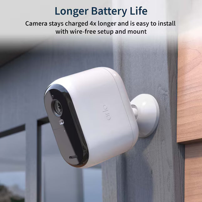 Arlo Essential XL Outdoor Camera 2K (2nd Generation) Indoor/Outdoor 1-Camera Battery-operated Spotlight Security Camera System