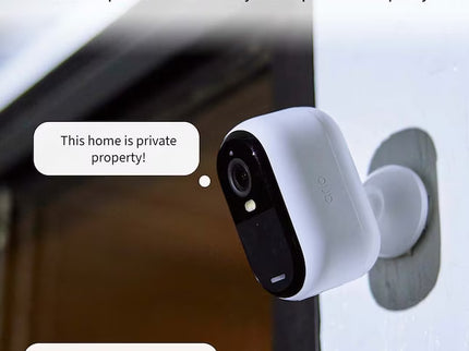 Arlo Essential Outdoor Camera (2nd Generation) Indoor/Outdoor 1-Channel 1-Camera 2K Battery-operated Spotlight Security Camera System