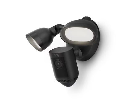 Ring Floodlight Cam Pro with 2K Video and Ring Vision, 2 LED Lights, Dual Band Wi-Fi, and 3D Motion Detection, Black