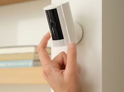 Ring Indoor Cam (2nd Gen) - Plug-In Smart Security Wifi Video Camera, with Included Privacy Cover, Night Vision, White, 2-Pack