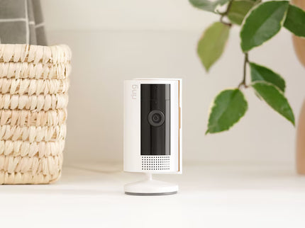 Ring Indoor Cam (2nd Gen) - Plug-In Smart Security Wifi Video Camera, with Included Privacy Cover, Night Vision, White, 2-Pack