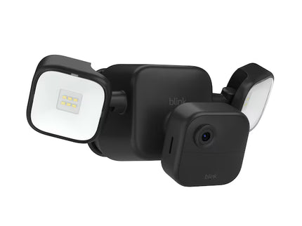 Blink All-New Outdoor 4 Floodlight Camera – Wire-free Smart Security Camera, 700 lumens, Two-year Battery Life, HD Live View, Enhanced Motion Detection, Works with Alexa - Black