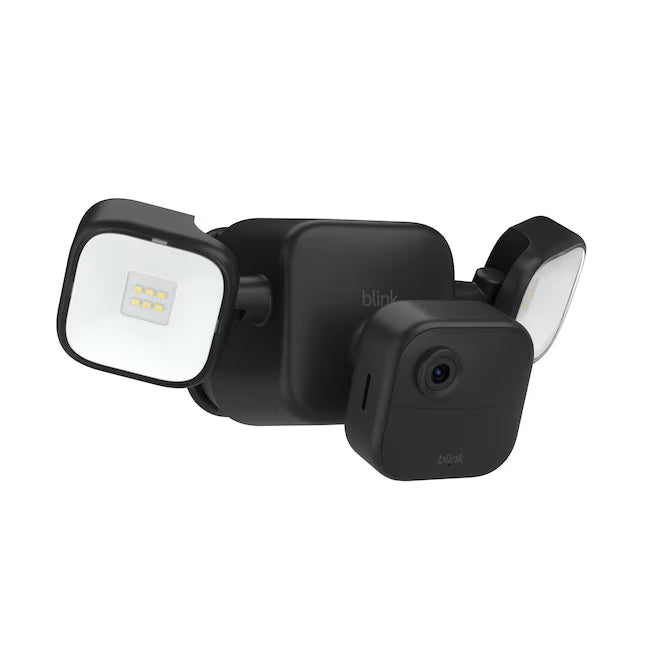 Blink All-New Outdoor 4 Floodlight Camera – Wire-free Smart Security Camera, 700 lumens, Two-year Battery Life, HD Live View, Enhanced Motion Detection, Works with Alexa - Black