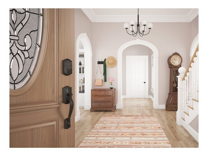 Schlage Encode Plus Camelot Aged Bronze Smart Wi-Fi and Bluetooth Touchscreen Keypad Electronic Deadbolt Lock