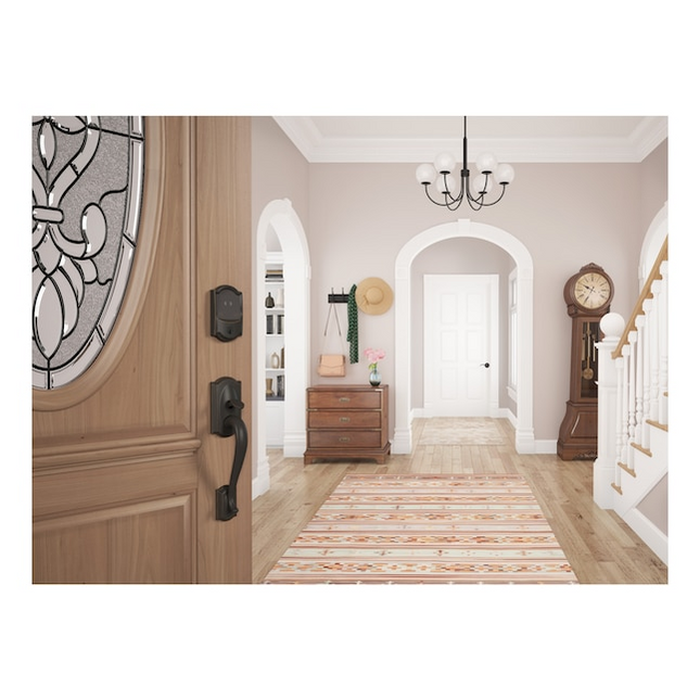 Schlage Encode Plus Camelot Aged Bronze Smart Wi-Fi and Bluetooth Touchscreen Keypad Electronic Deadbolt Lock