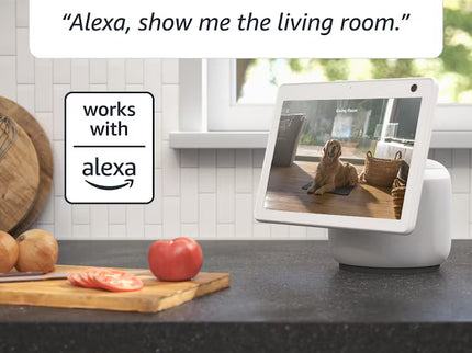 Blink Mini Pan-Tilt Camera Rotating Indoor Plug-in Smart Security Camera, Two-way Audio, HD Video, Motion Detection, Works with Alexa - Black