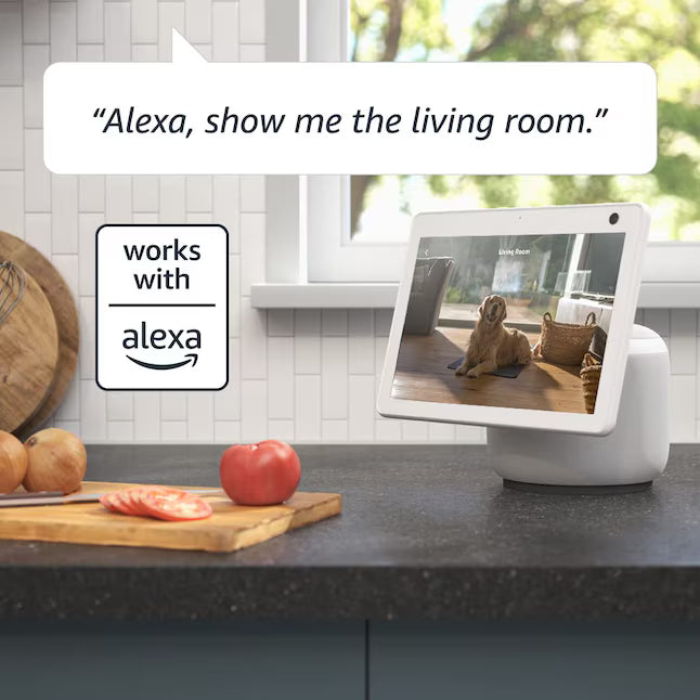 Blink Mini Pan-Tilt Camera Rotating Indoor Plug-in Smart Security Camera, Two-way Audio, HD Video, Motion Detection, Works with Alexa - Black