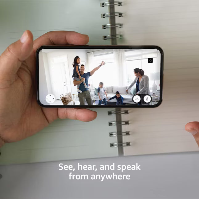 Blink Mini Pan-Tilt Camera Rotating Indoor Plug-in Smart Security Camera, Two-way Audio, HD Video, Motion Detection, Works with Alexa - Black