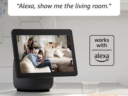 Blink Mini – Compact Indoor Plug-in Smart Security Camera, 1080p HD Video, Night Vision, Motion Detection, Two-way Audio, Easy Set Up, Works with Alexa – Black