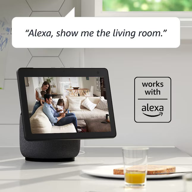 Blink Mini – Compact Indoor Plug-in Smart Security Camera, 1080p HD Video, Night Vision, Motion Detection, Two-way Audio, Easy Set Up, Works with Alexa – Black