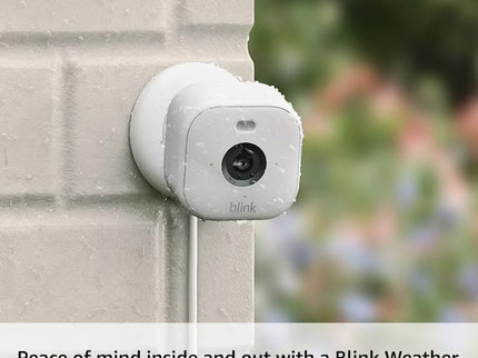 Blink New Mini 2 - Plug-in Smart Security Camera with HD Night View in Color, Built-in Spotlight, Two-way Audio and Motion Detection, Works with Alexa - White