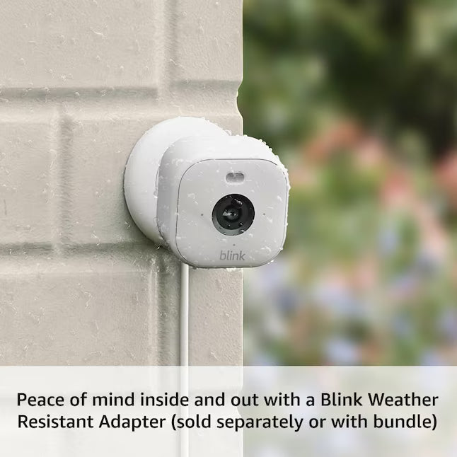 Blink New Mini 2 - Plug-in Smart Security Camera with HD Night View in Color, Built-in Spotlight, Two-way Audio and Motion Detection, Works with Alexa - White