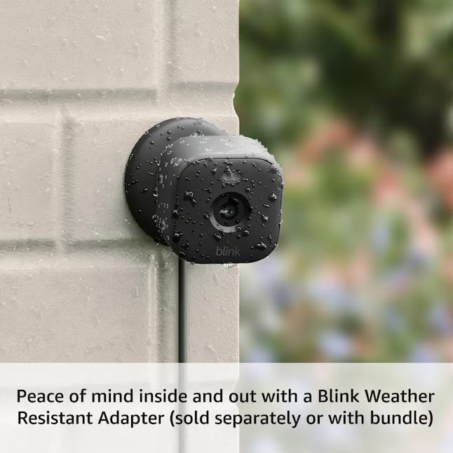 Blink Mini 2 - Plug-in Smart Security Camera with HD Night View in Color, Built-in Spotlight, Two-way Audio and Motion Detection, Works with Alexa - Black