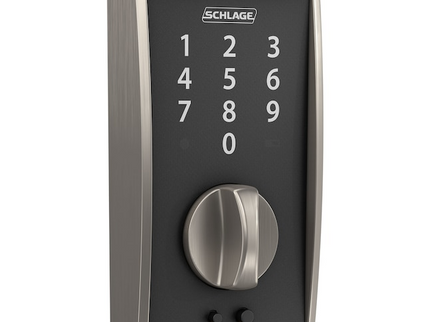Schlage Touch Century Satin Nickel Touchscreen Keypad Electronic Deadbolt Lock
