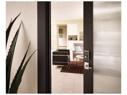 Schlage Touch Century Satin Nickel Touchscreen Keypad Electronic Deadbolt Lock