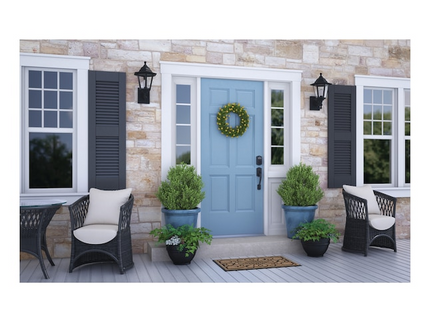 Schlage Touch Camelot Matte Black Touchscreen Keypad Electronic Deadbolt Lock