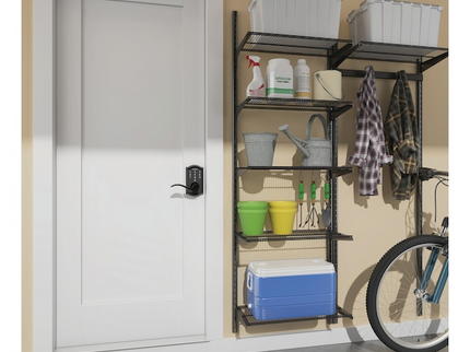 Schlage Touch Camelot Aged Bronze Touchscreen Keypad Electronic Handle Lock