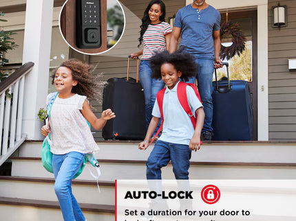 Kwikset Halo Keyless Entry Matte Black Smart Wi-Fi and Touchscreen Keypad Electronic Deadbolt Lock ft. SmartKey Security