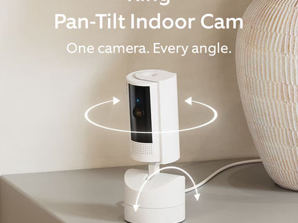 Ring Pan-Tilt Indoor Cam with 360 Horizontal Pan Coverage, Live View and Two-Way Talk, and HD Video 3-Pack