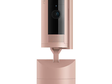 Ring Pan-Tilt Indoor Cam with 360 Degree Horizontal Pan Coverage, Live View & Two-Way Talk, and HD Video, Blush