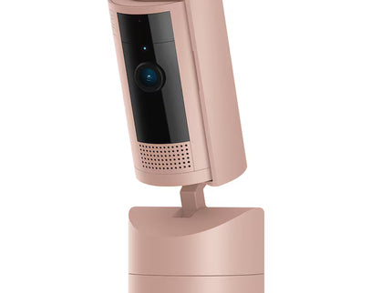 Ring Pan-Tilt Indoor Cam with 360 Degree Horizontal Pan Coverage, Live View & Two-Way Talk, and HD Video, Blush