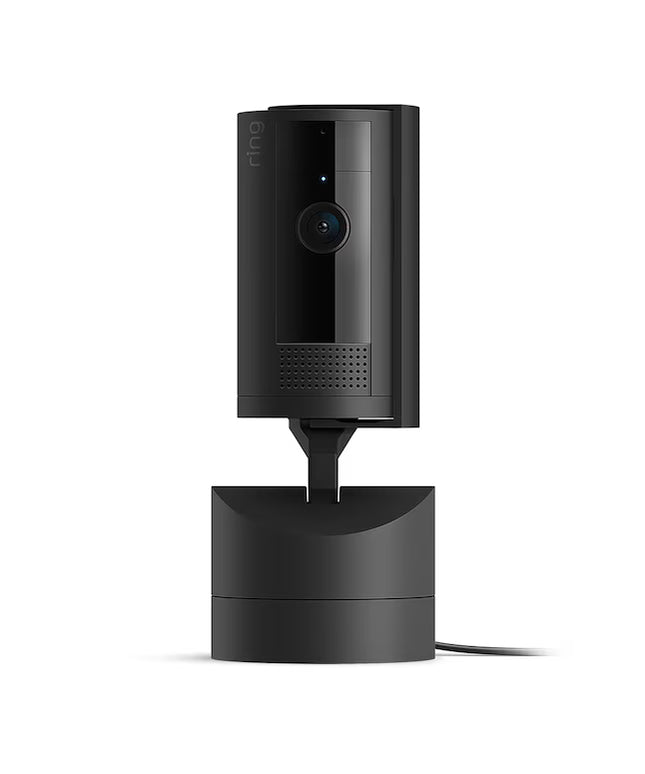 Ring Pan-Tilt Indoor Cam with 360 Degree Horizontal Pan Coverage, Live View & Two-Way Talk, and HD Video, Black